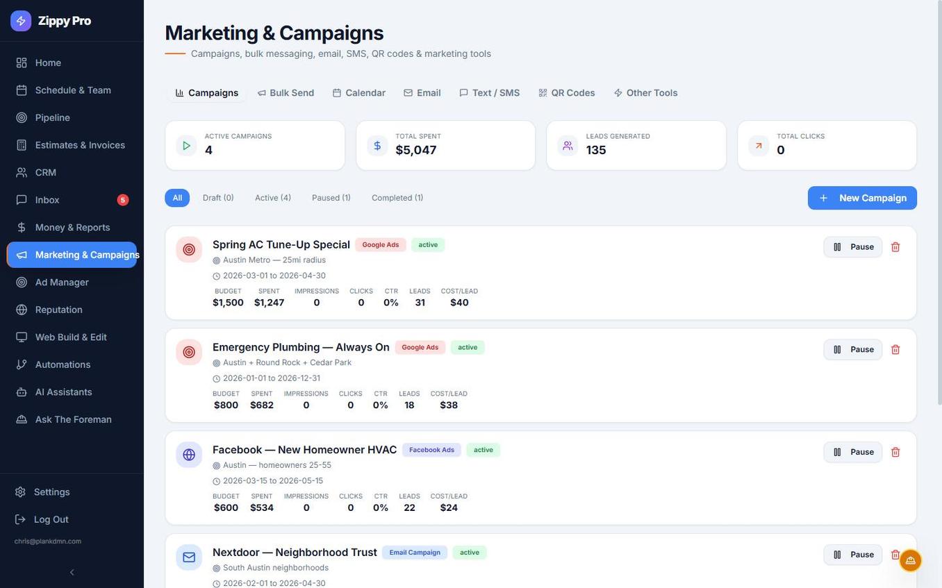 Marketing & Campaigns